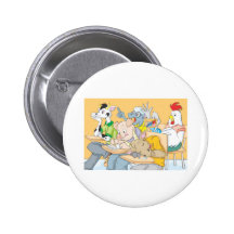 Funny Classroom Composed of Farm Animals Pins