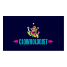 Funny Clown Business Cards