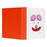 Funny clown face binders