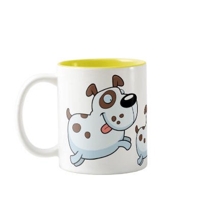Funny Coffee black with Dog hair Mug by DoggieAvenue