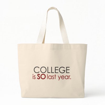 Funny College Grad Bags by worldsfair