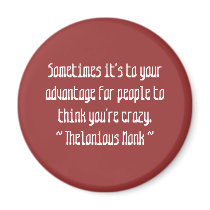 Funny Composer Quotes - Monk magnets