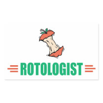 Funny Compost Rectangle Stickers