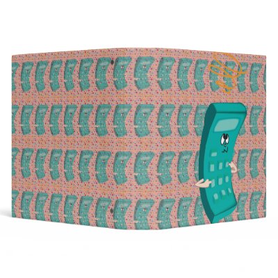 funny confused calculator binder by dooni_notebooks
