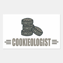 Funny Cookies Rectangular Sticker