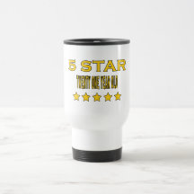 Funny Cool 21st Birthdays : Five Star Twenty One Mugs