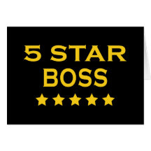 Funny Cool Bosses : Five Star Boss Cards
