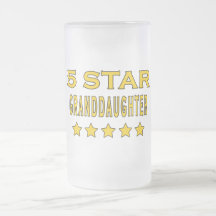 Funny Cool Gifts : Five Star Granddaughter Mug