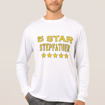 Funny Cool Gifts : Five Star Stepfather Tshirt