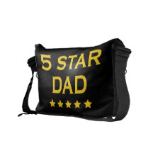 Funny Cool Gifts for Dads : Five Star Dad Commuter Bag