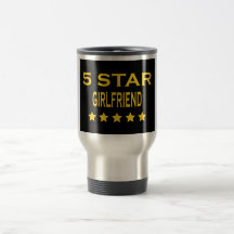 Funny Cool Girlfriends : Five Star Girlfriend Coffee Mugs