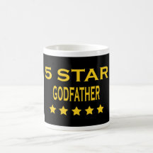 Funny Cool Godfathers : Five Star Godfather Coffee Mug