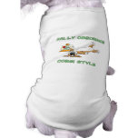 Funny Corgi Rally-o Cartoon pet clothing