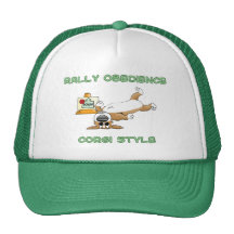 Funny Corgi Rally-o Cartoon Mesh Hat