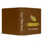 Funny Corn 3 Ring Binder