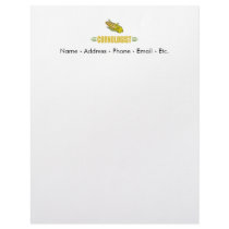 Funny Corn Letterhead Template