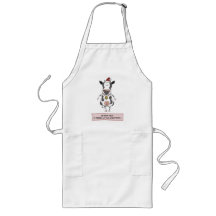 Funny cow Christmas apron