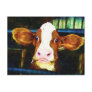 Funny Cow Face Postcards