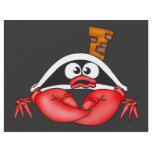 Funny Crab Pirate Flyer Design