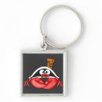 Funny Crab Pirate Key Chains