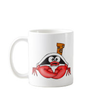 Funny Crab Pirate Coffee Mug