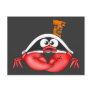 Funny Crab Pirate Post Card