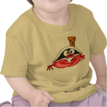 Funny Crab Pirate T Shirts