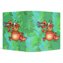 Funny Crab Spy Binders