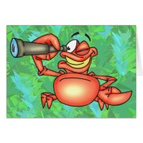 Funny Crab Spy Cards