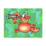 Funny Crab Spy Postcard