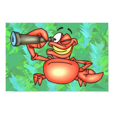 Funny Crab Spy Poster by sagart1952