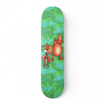 Funny Crab Spy Custom Skateboard