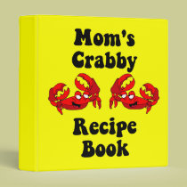 Funny crabs recipe binders