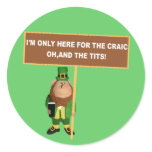 Funny craic sticker