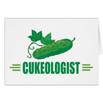 Funny Cucumber Greeting Cards