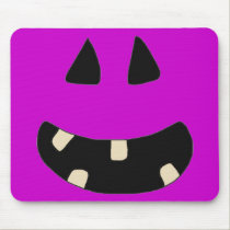 Funny, Cute Customizable Halloween Pumpkin Face Ts mousepads