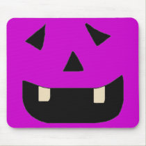 Funny, Cute Customizable Halloween Pumpkin Face Ts mousepads