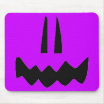 Funny, Cute Customizable Halloween Pumpkin Face Ts mousepads