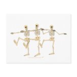 Funny Dancing Skeletons Halloween Cartoon