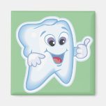 Funny Dental Health Fridge Magnet