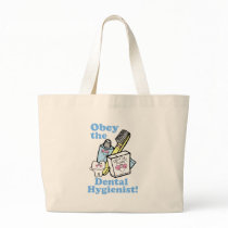 Funny Dental Hygienist Tote Bags