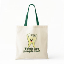 Funny Dental Hygienist Canvas Bags