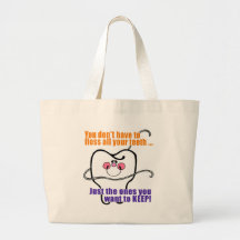 Funny Dental Hygienist Canvas Bag