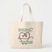 Funny Dental Hygienist Tote Bags