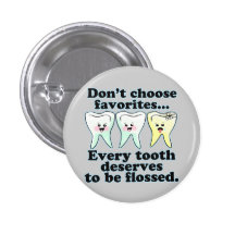 Funny Dentist Dental Hygienist Pins