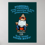 Funny Dentist Office Wall Art Posters