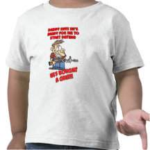 Funny design for father with daughters. tee shirts