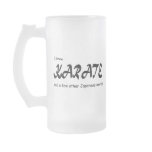 Funny Design. I know Karate + other Japanese Words Mugs