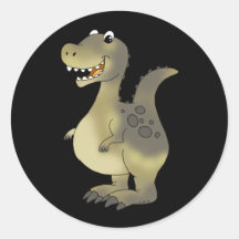 Funny dinosaur stickers