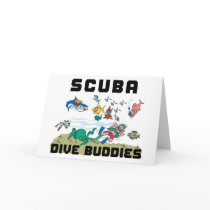 Funny Dive Buddy SCUBA Dive Buddy Card